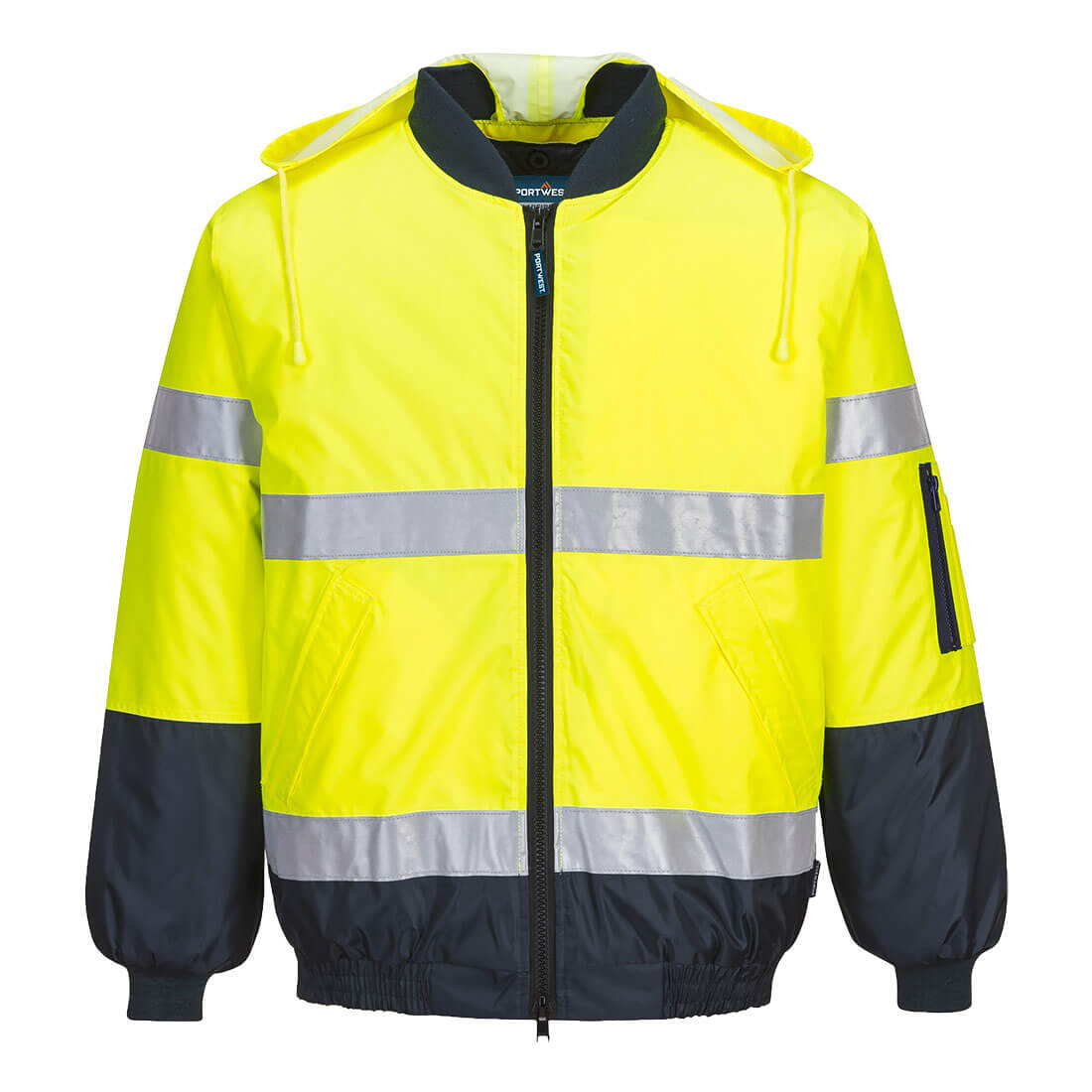 MJ504 - Hi-Vis Contrast Bomber Jacket