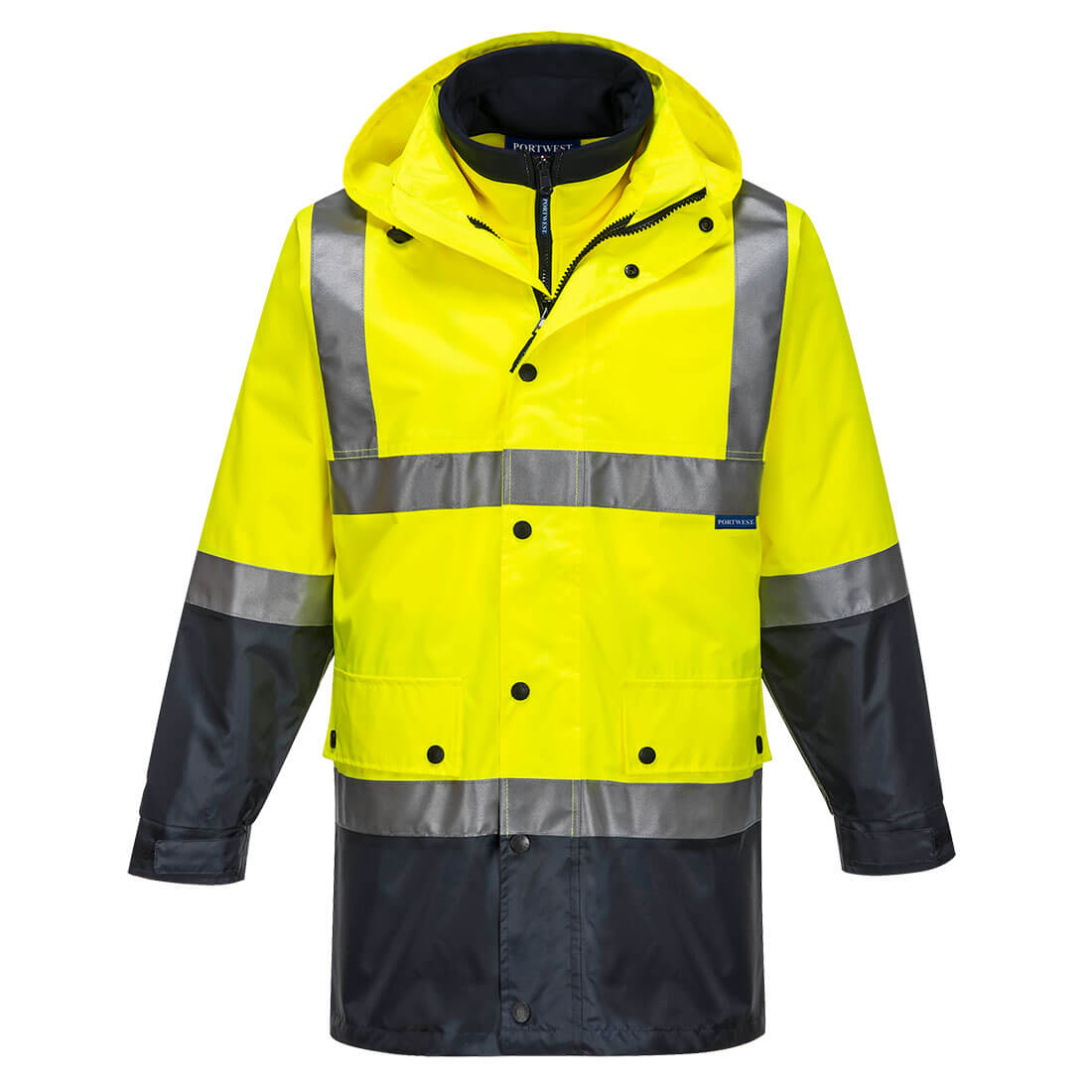 MJ881 - Eyre Hi-Vis 4-in-1 Contrast Jacket