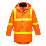 MJ885 - Squizzy Hi-Vis Roads 4-in-1 Jacket in Orange