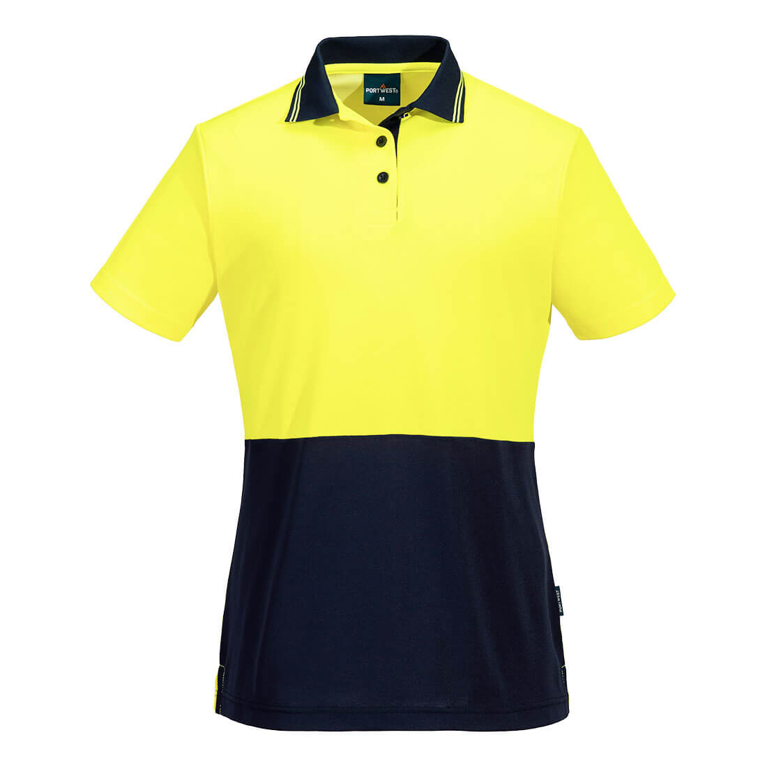 ML211 - Hi-Vis Women's Cotton Comfort Contrast Class D Polo Shirt S/S