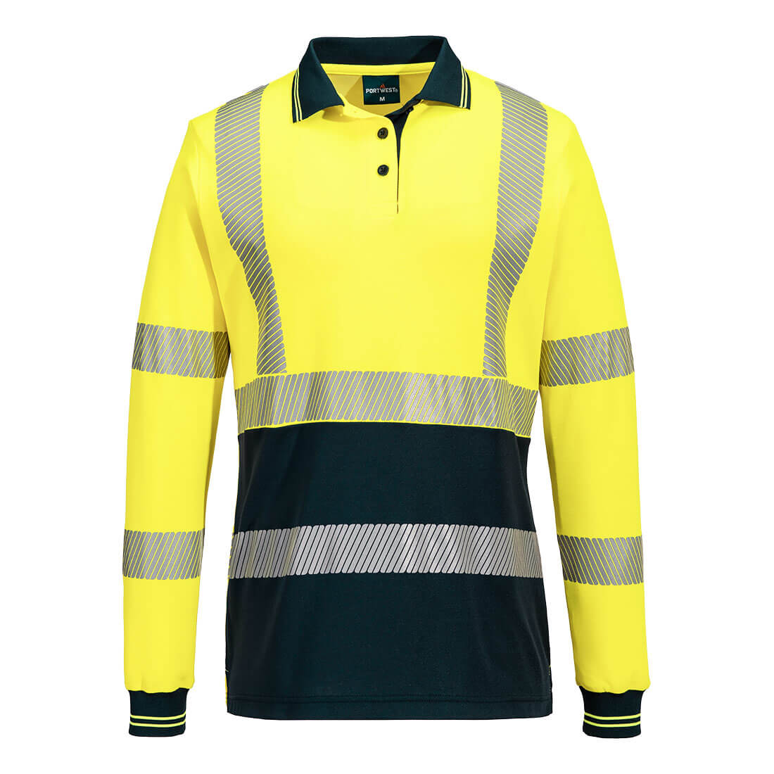 ML212 - Hi-Vis Women's Cotton Comfort Polo Shirt L/S