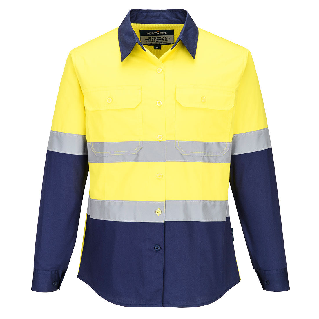 ML803 - Hi-Vis Women's Lightweight Contrast Shirt L/S