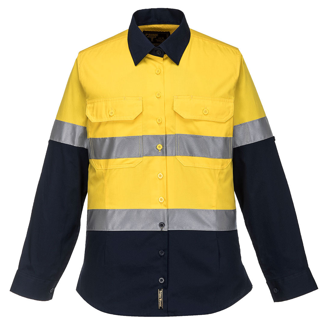 ML808 - Hi-Vis Women's Lightweight Contrast Shirt L/S
