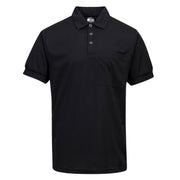 MP101 - Micro Mesh Polo Shirt  S/S in Black