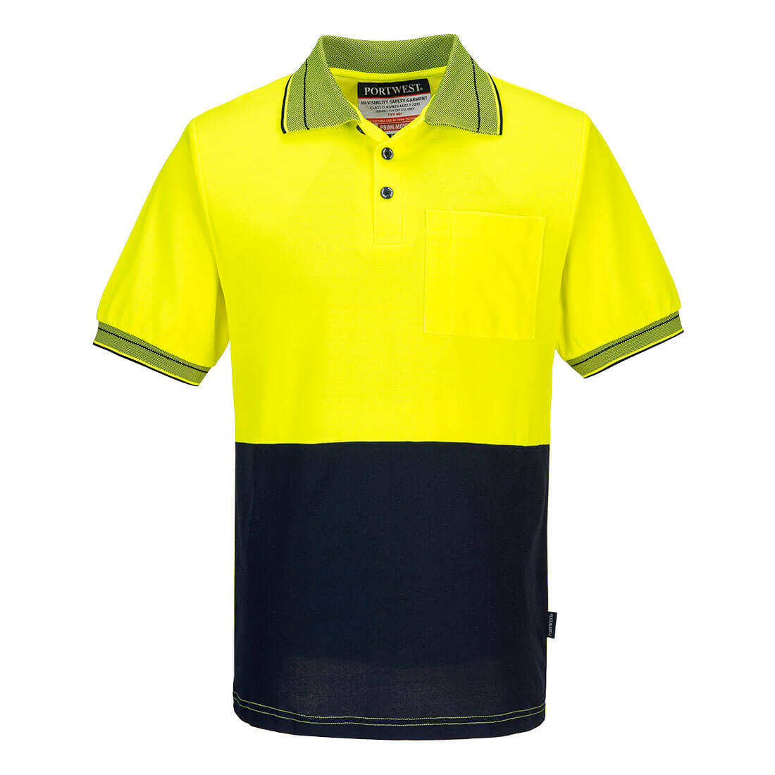 MP210 - Hi-Vis Cotton Comfort Contrast Class D Polo Shirt S/S