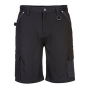 MP706 - KX3 Stretch Slim Fit Shorts in Black