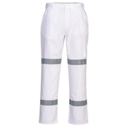 MP709 - Taped Night Cotton Drill Pants in White