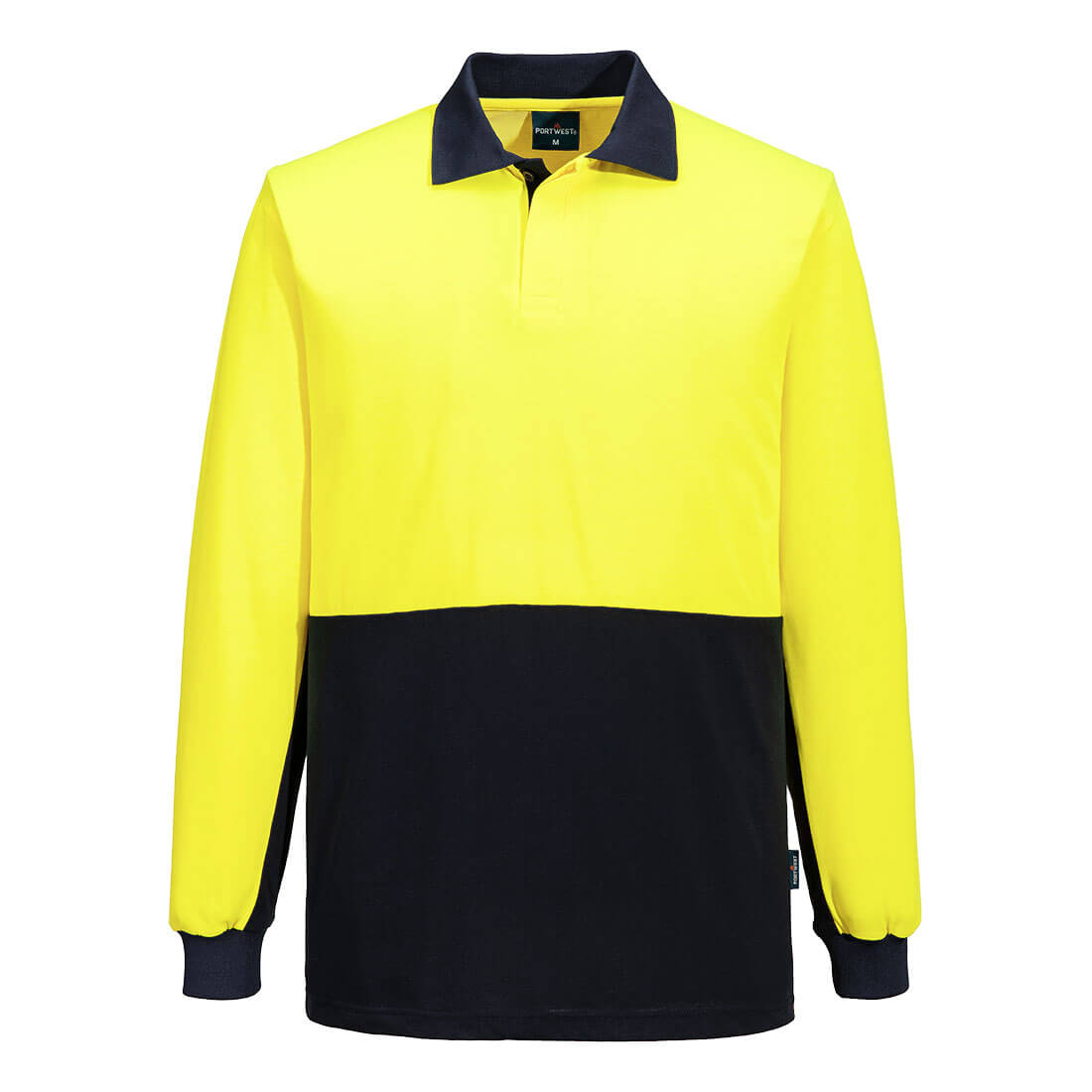 MP813 - Hi-Vis Contrast Class D Polo Shirt L/S