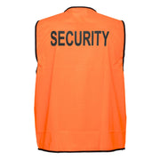 MV122 - Hi-Vis Class D Security Vest in Orange