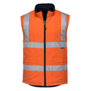 MV278 - Hi-Vis Reversible Vest in Orange
