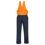 MW311 - Regular Weight Action Back Overalls in Orange/Navy