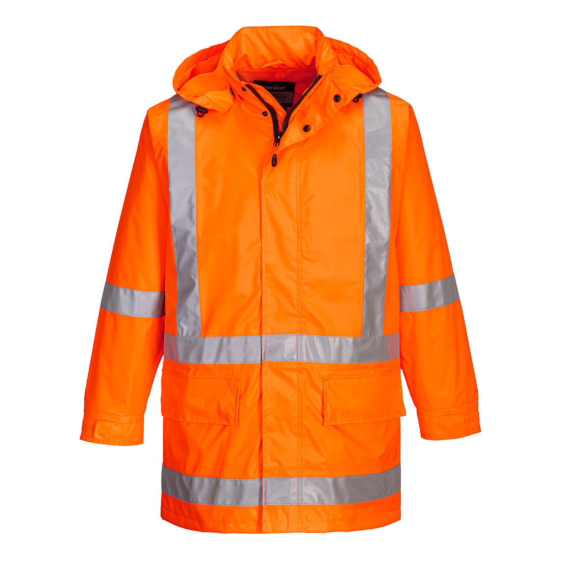 MX306 - Max Hi-Vis X Back Rain Traffic Jacket in Orange