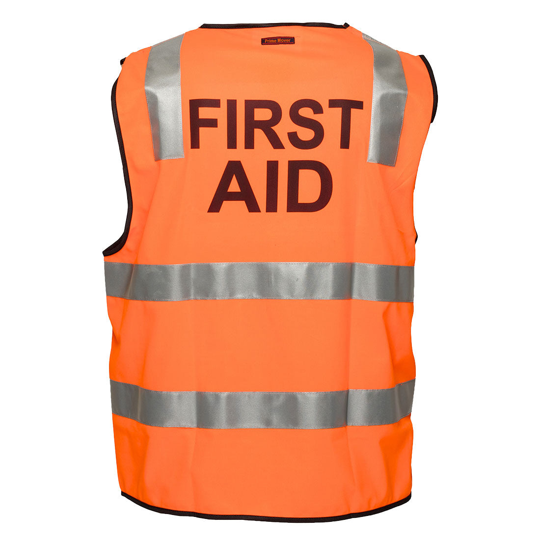 MZ103 - Hi-Vis Zipped First Aid Vest in Orange
