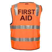 MZ103 - Hi-Vis Zipped First Aid Vest in Orange