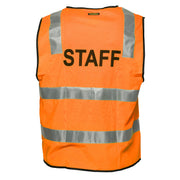 MZ107 - Hi-Vis Zipped Staff Vest in Orange