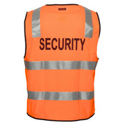 MZ108 - Hi-Vis Zipped Security Vest in Orange