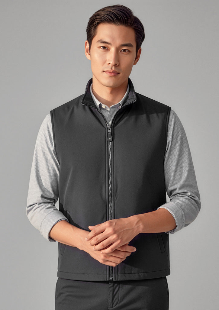 NV5300 Unisex Reversible Fleece Vest - Black