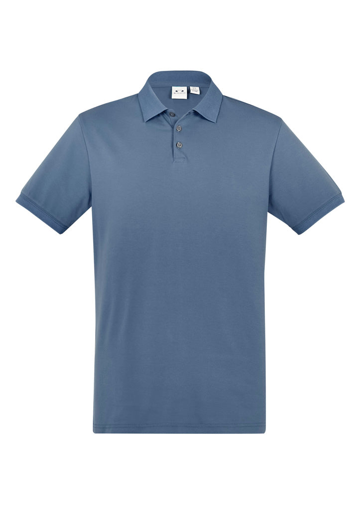 P105MS Mens City Short Sleeve Polo - Grey Smoke