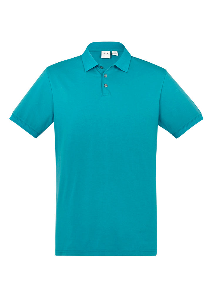 P105MS Mens City Short Sleeve Polo - Teal