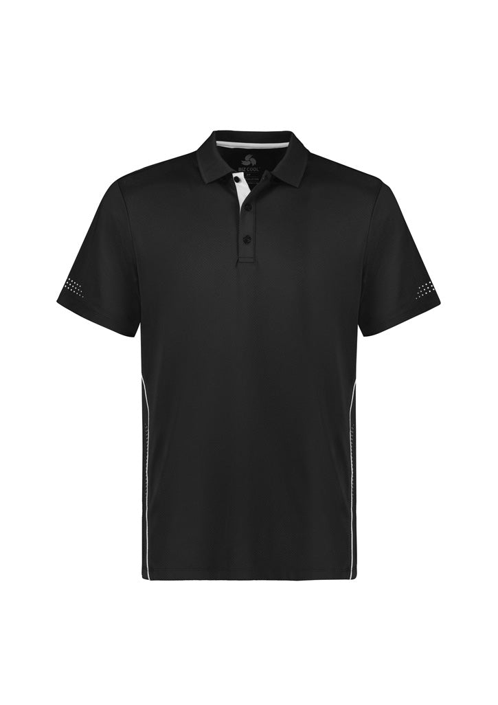 P200KS Kids Balance Short Sleeve Polo - Black/White