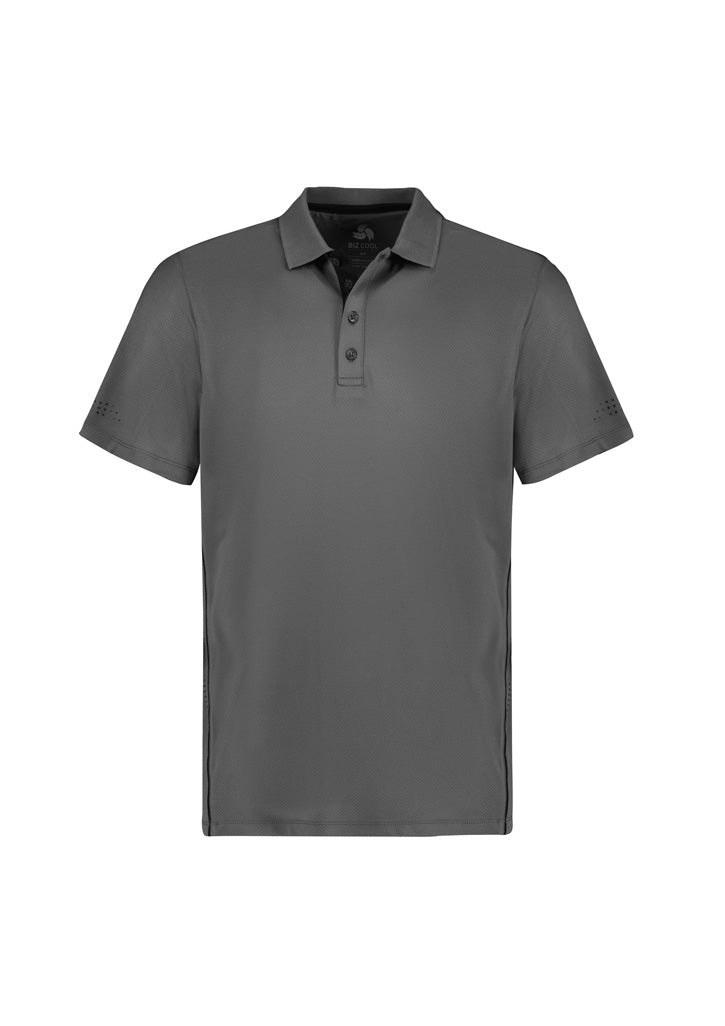 P200MS Mens Balance Short Sleeve Polo - Ash/Black