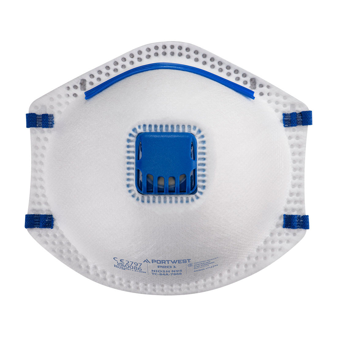 P201 - FFP2 Valved Dust Mist Respirator (Pk10) in White