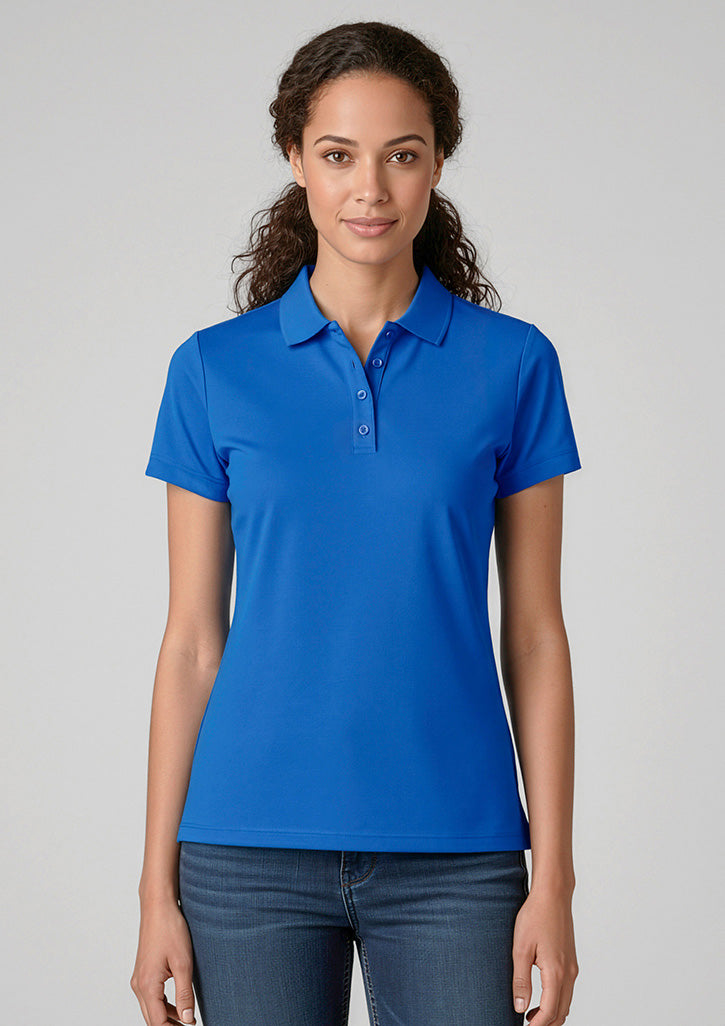 P206LS Womens Action Short Sleeve Polo - Royal
