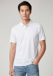 P206MS Mens Action Short Sleeve Polo - White