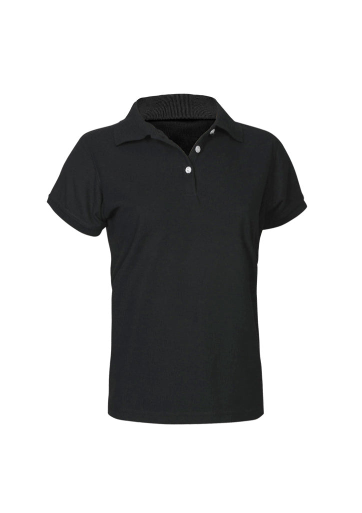 P2125 Womens Neon Short Sleeve Polo - Black