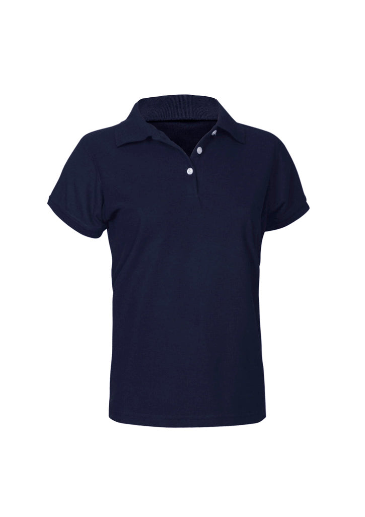 P2125 Womens Neon Short Sleeve Polo - Navy