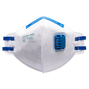 P251 - FFP2 Valved Dust Mist Fold Flat Respirator (Pk20) in White