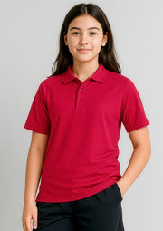 P300KS Kids Sprint Short Sleeve Polo - Red