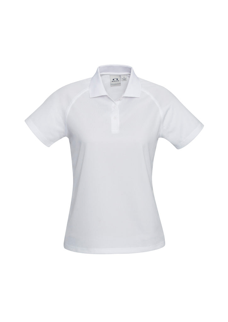 P300LS Womens Sprint Short Sleeve Polo - White