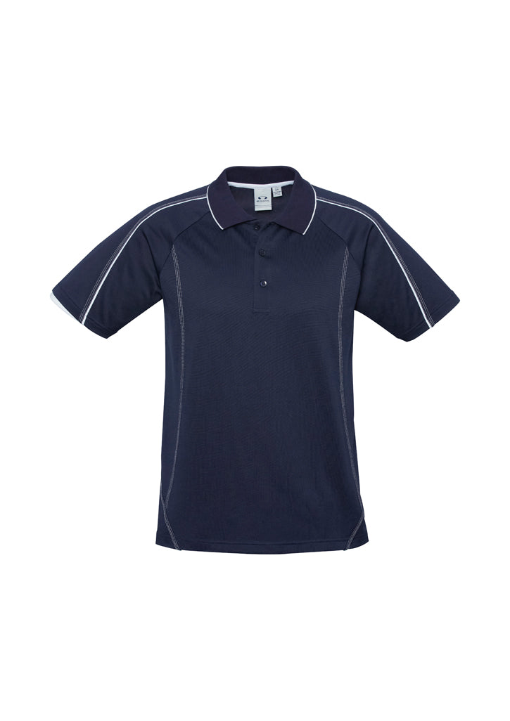 P303MS Mens Blade Short Sleeve Polo - Navy/White
