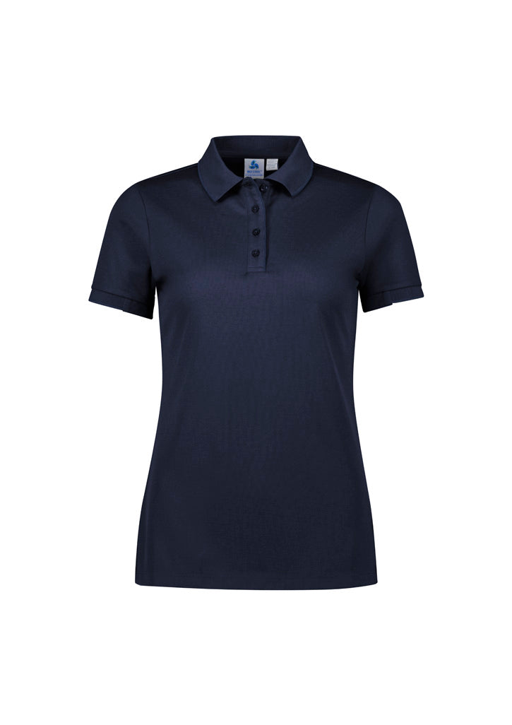 P313LS Womens Focus Short Sleeve Polo - Navy/Navy