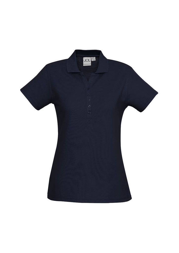 P400LS Womens Crew Short Sleeve Polo - Navy
