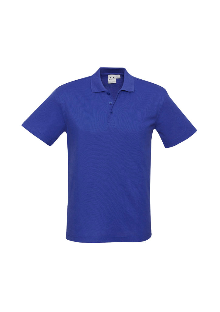 P400MS Mens Crew Short Sleeve Polo - Royal