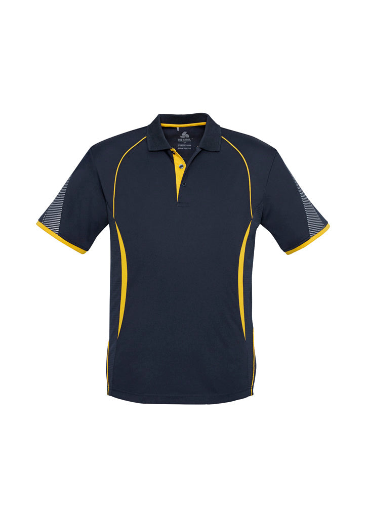 P405KS Kids Razor Short Sleeve Polo - Navy/Gold