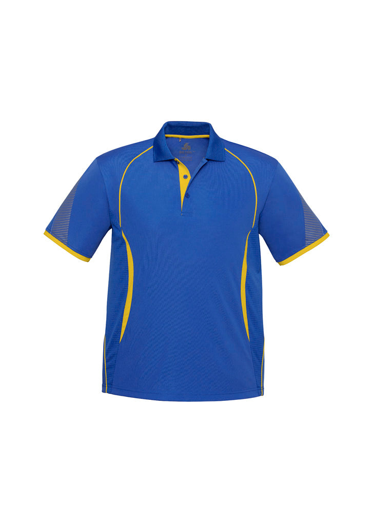 P405KS Kids Razor Short Sleeve Polo - Royal/Gold