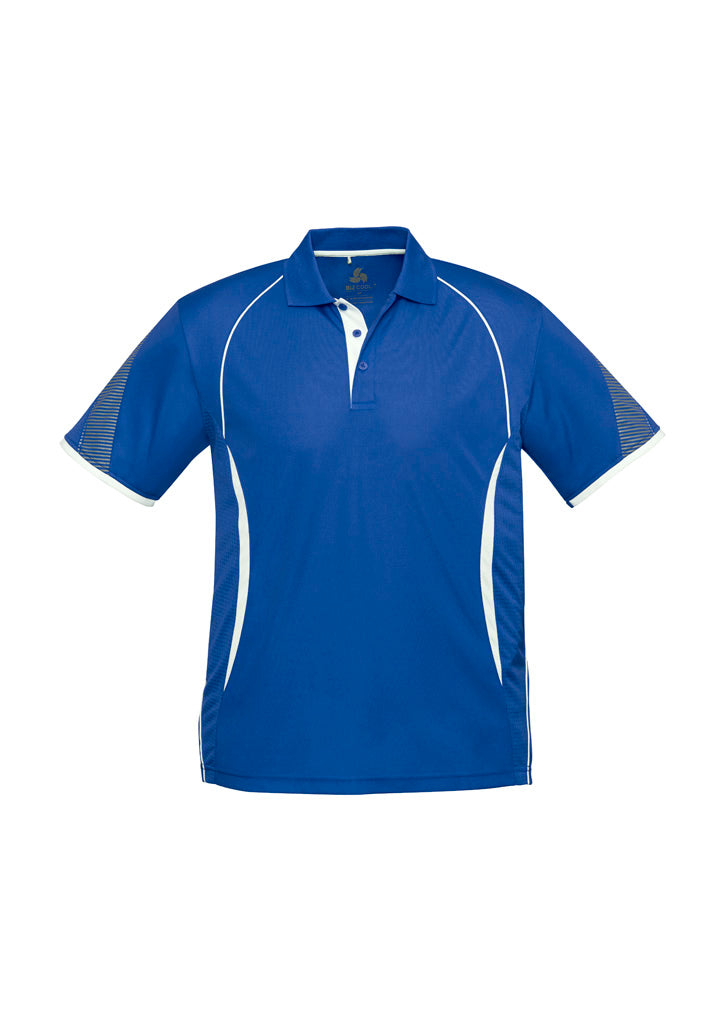 P405KS Kids Razor Short Sleeve Polo - Royal/White