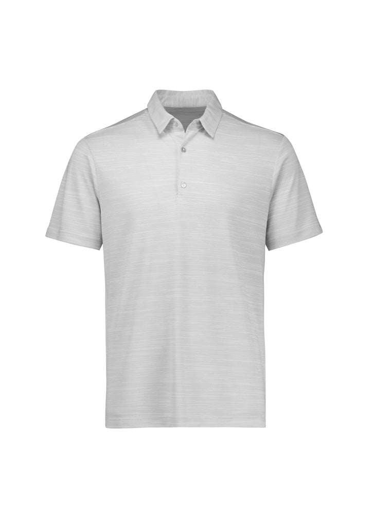 P410MS Mens Orbit Short Sleeve Polo - Silver