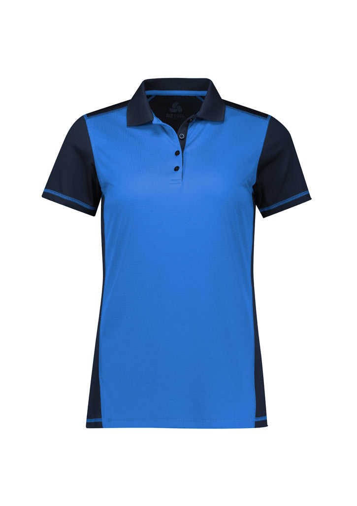P419LS Womens Dart Short Sleeve Polo - Navy/Royal