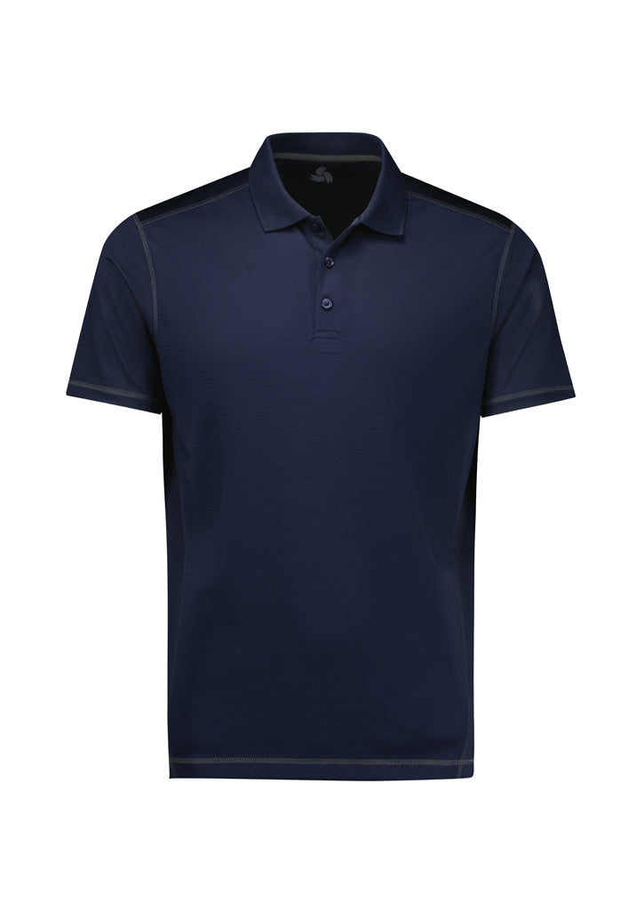 P419MS Mens Dart Short Sleeve Polo - Navy/Navy