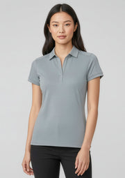 P706LS Womens Profile Short Sleeve Polo - Silver