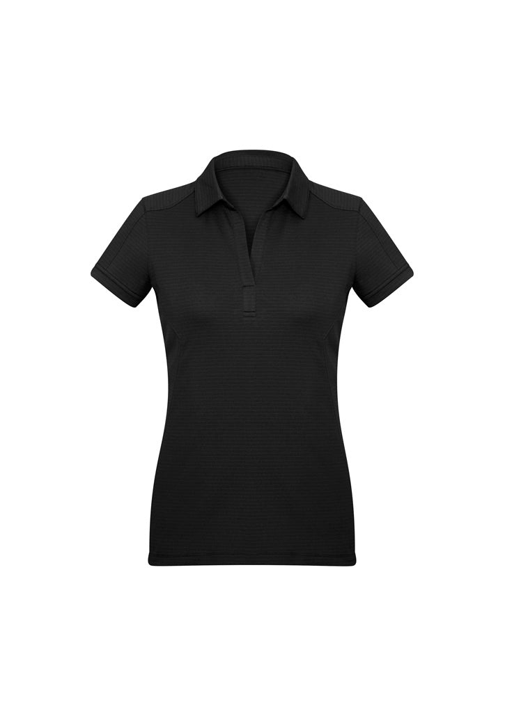 P706LS Womens Profile Short Sleeve Polo - Black