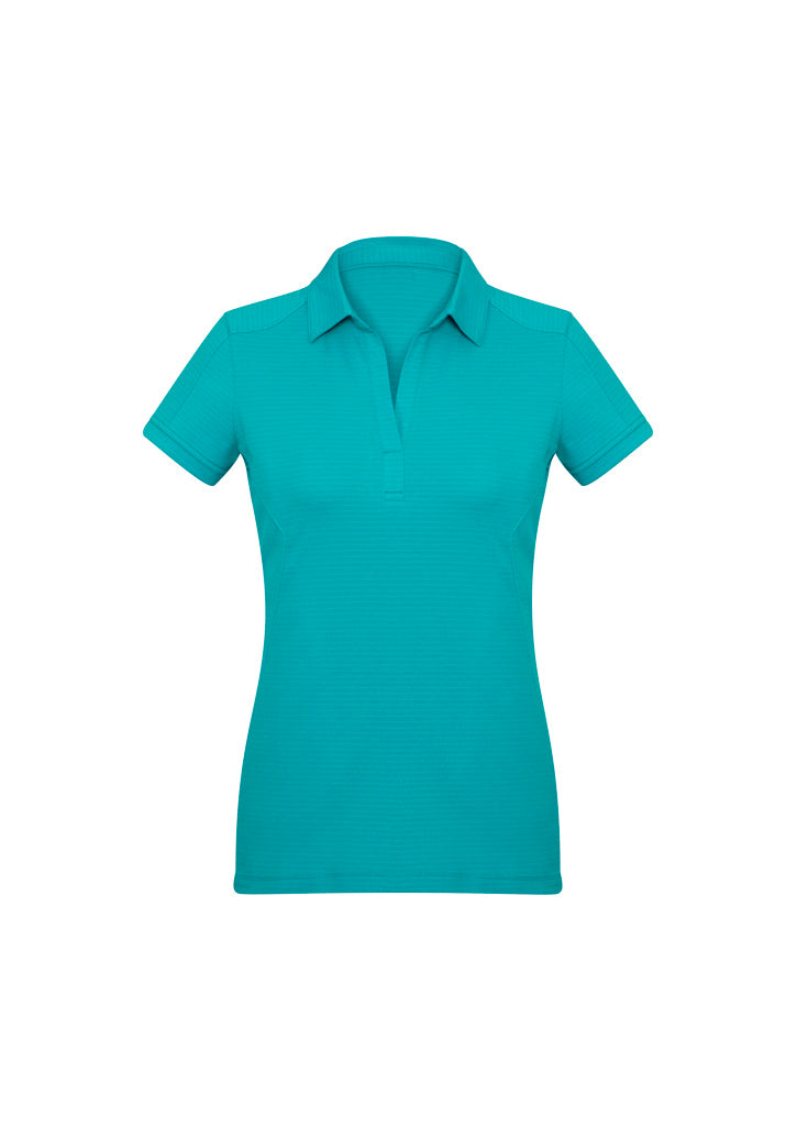P706LS Womens Profile Short Sleeve Polo - Teal