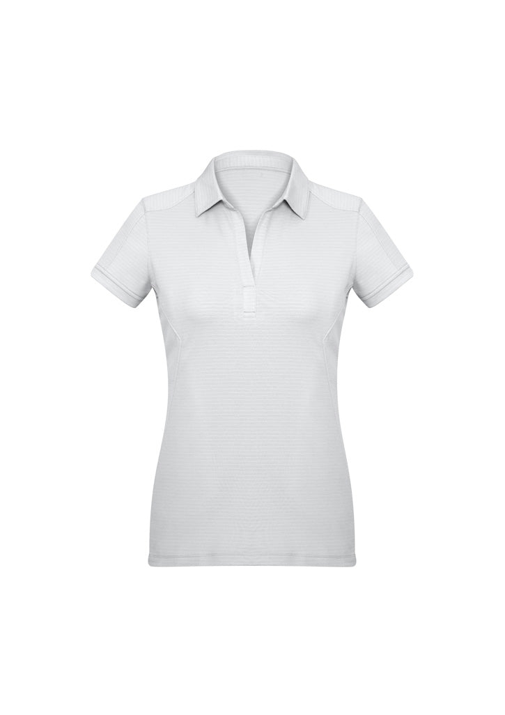 P706LS Womens Profile Short Sleeve Polo - White