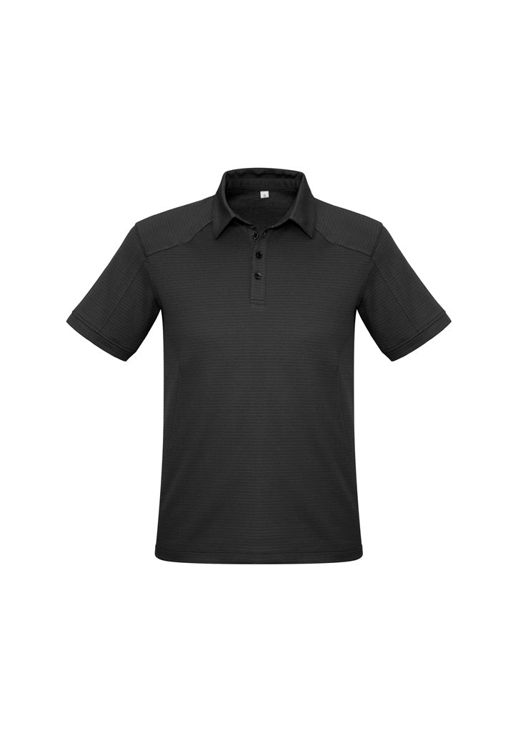 P706MS Mens Profile Short Sleeve Polo - Black