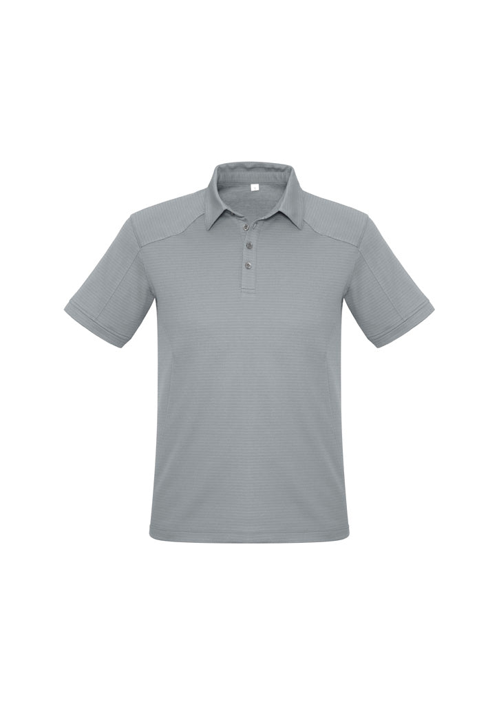 P706MS Mens Profile Short Sleeve Polo - Silver