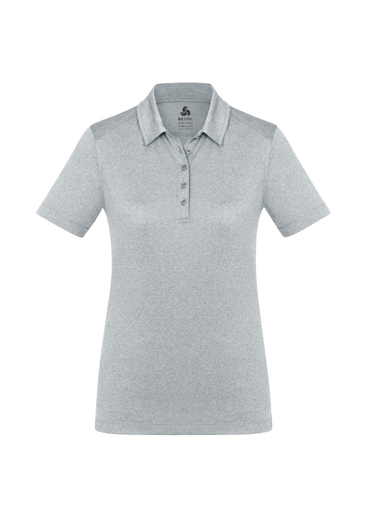 P815LS Womens Aero Short Sleeve Polo - Silver